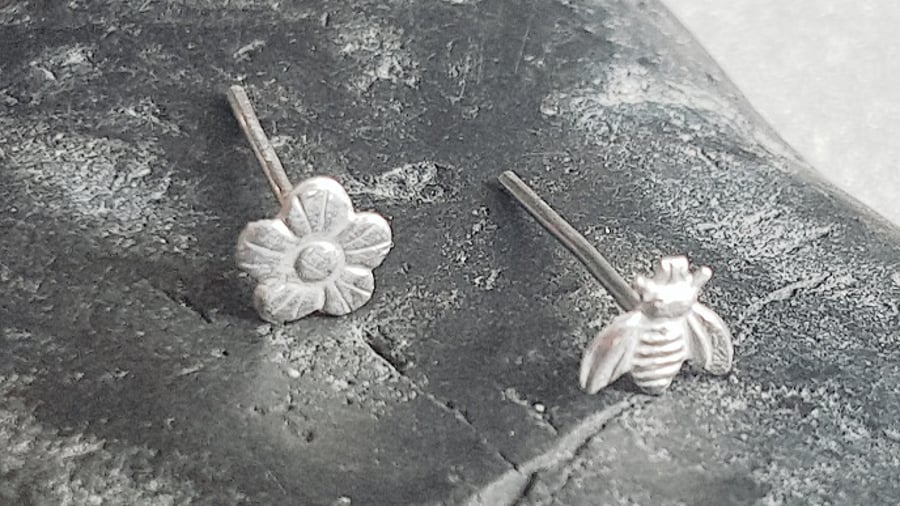 Sterling Silver Nose Studs x 2