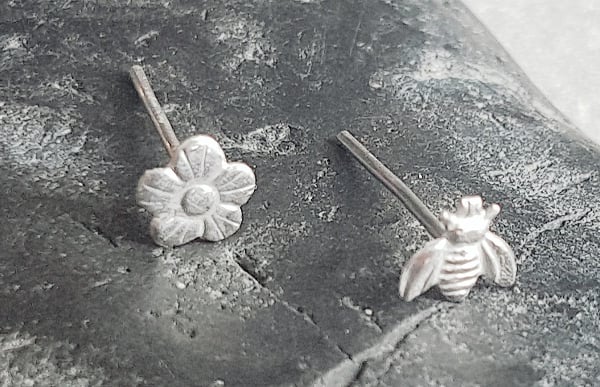 Sterling Silver Nose Studs x 2