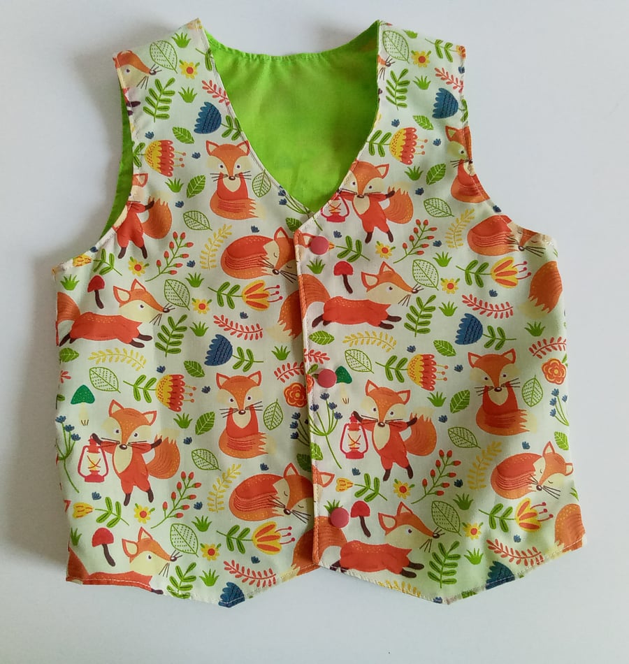 Boys on sale green waistcoat