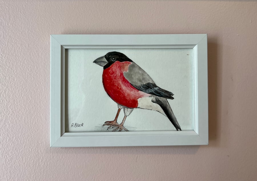 Bullfinch painting
