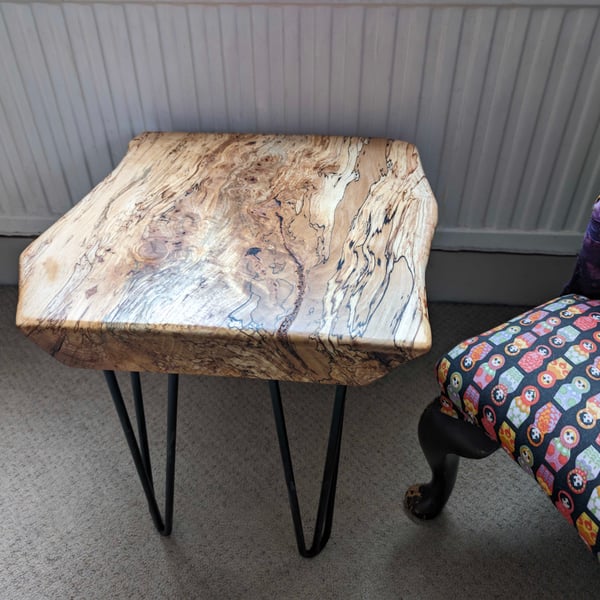 Spalted Beech Side Table