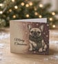 French Bulldog Christmas Cards, Pack of 10 with Envelopes, Vintage Sketch - Image 5