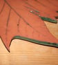 Handmade terracotta ceramic leaf decoration - Image 4