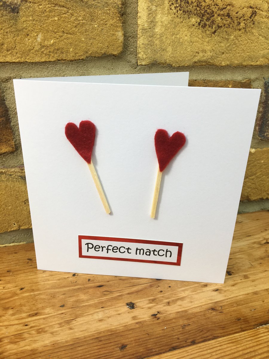 Wedding, Engagement, Anniversary, Love card - Perfect Match