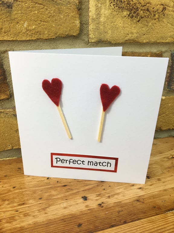 Wedding, Engagement, Anniversary, Love card - Perfect Match