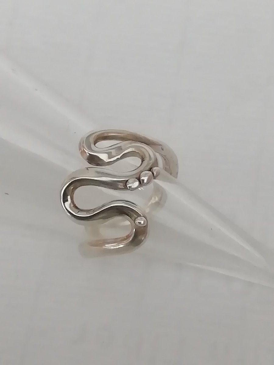 Sterling Silver or gold Estuary Wedding Ring