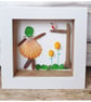 Seaglass, driftwood and seashell, ROBIN - Image 3