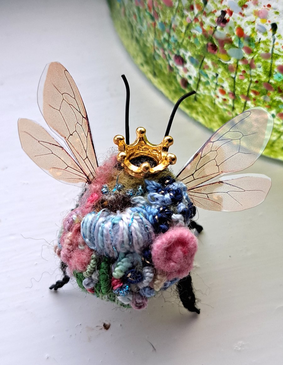 Embroidered Queen Bee 