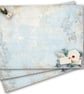 Printed self-adhesive address labels, vintage letters, letter writing - Image 2