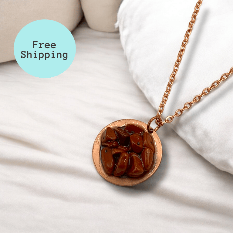 Gemstone Geode Inspired Red Jasper Pendant for Aries, Grounding & Stability