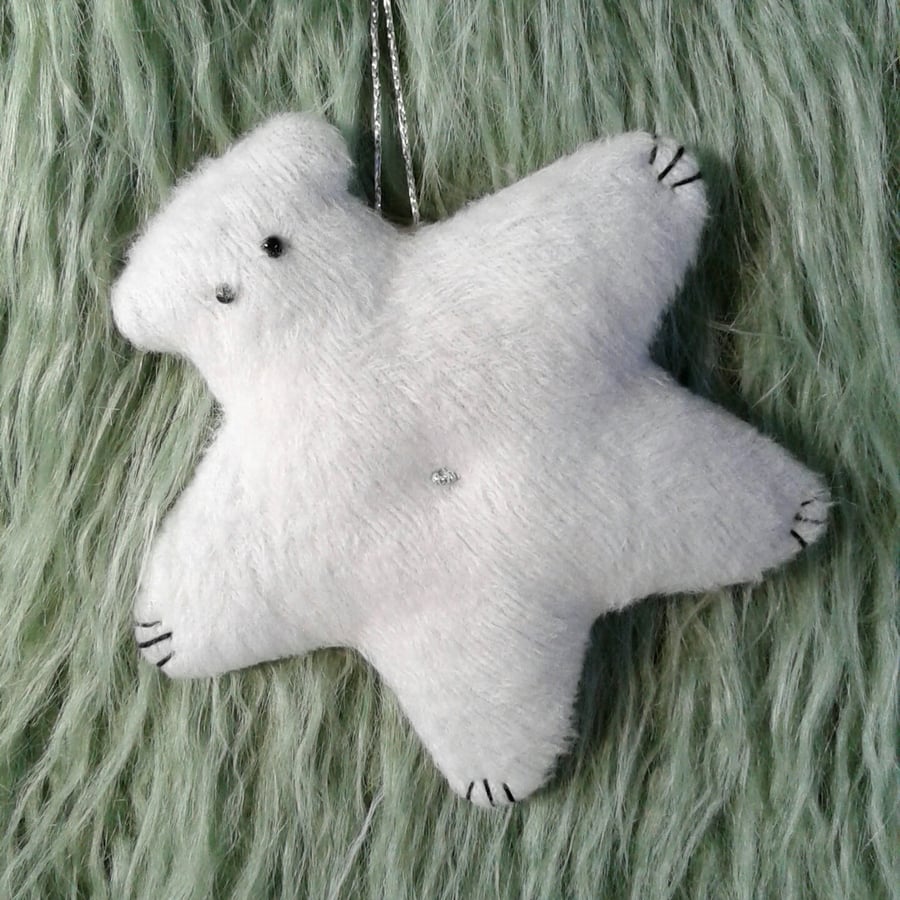Star Bear Christmas tree decoration bears will do anything to get attention!
