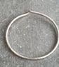 Twisted silver bangle, Wave bracelet, Oval ladies bangle - Image 3