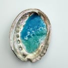 Abalone Shell with Seascape