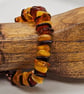 Baltic Amber and Copper Bracelet