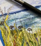 Saltburn by the sea printed greetings card. Birthday card.  - Image 3