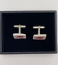 Porcelain Welsh Dragon Cufflinks with sterling silver fittings - Image 2