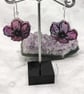 Pastel Flower Earrings, Resin Flower Earrings, Fairy Core Jewellery,