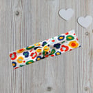 Babies Headband, Babies Hairband, Newborn Baby Headband, Paint Splashes-BAB07