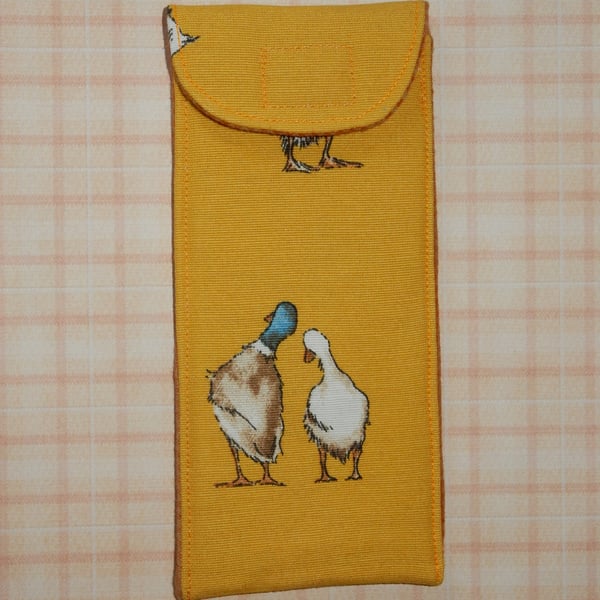 Glasses case - geese and ducks