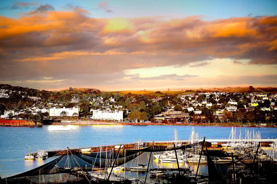 Picture Torquay Bay, Devon Print Photo