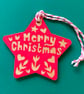 Merry Christmas star decoration  - Image 3