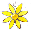 Sunflower Suncatcher Handmade Stained Glass 