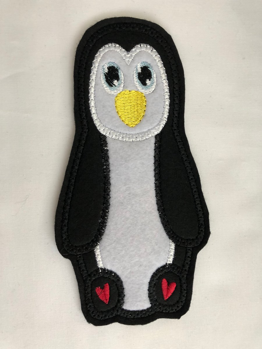 Felt Penguin Bookmark