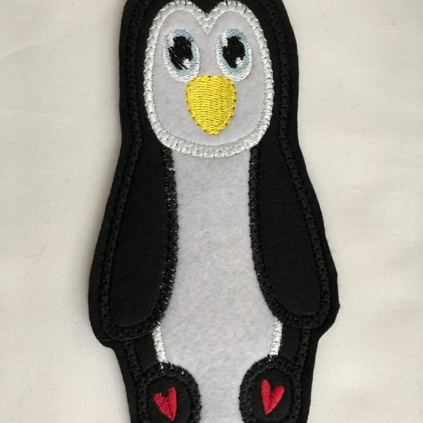 Felt Penguin Bookmark
