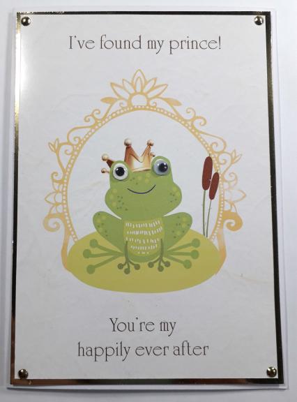 Frog Prince Valentine Card