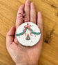 Set of 5 Christmas tree decorations, festive wooden ornaments, baubles or tags - Image 3