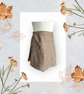 Brushed Wool Check Pleated Skirt with Pocket. 5-7yrs. G41 - Image 2