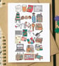Starting University Alphabet Greetings Card