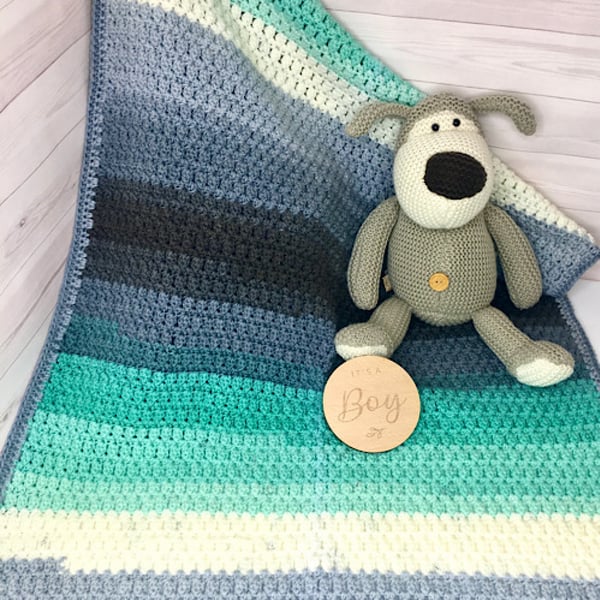 Crocheted Baby Blanket 