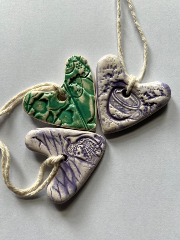 Set of Ceramic Gift Tag: Little Keepsakes, Love Tokens