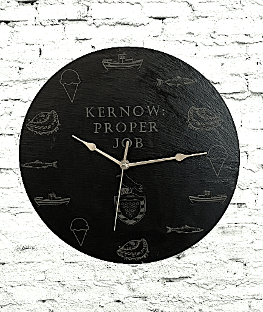 Cornwall Clock Celebrating Kernow 