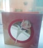 Red tulip decoupage birthday card - Image 1