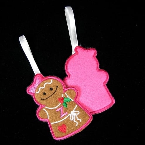 Personalised Gingerbread Person Tree Decoration