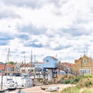 Wells-Next-The-Sea Greeting Card A5 Boat Tide House 