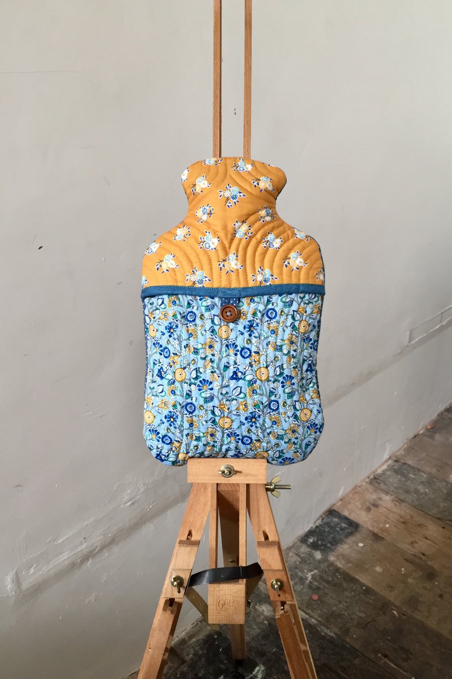 Cover - Hot Water Bottle, 2L, LIBERTY- Emporium Collection, 100% Cotton, Quilted