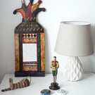 Artisan Hand Crafted and Painted Harlequin Jester Mirror No.7