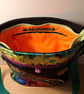 Handbag with colorful flowers and butterflies  - Image 7