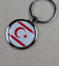 Northern Cyprus Flag Keyring - Northern Cyprus Flag Keychain