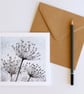 Winter Garden Greeting Cards pack of 4 blank illustrated cards - Image 8
