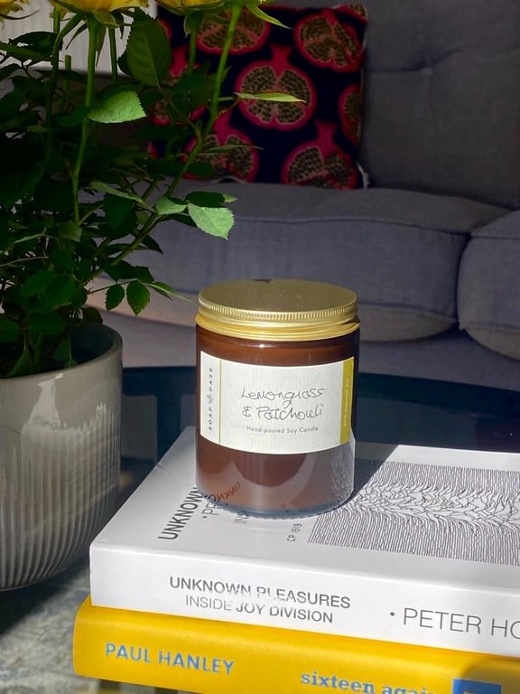 Lavender Orange Soy Wax Aromatherapy Candle