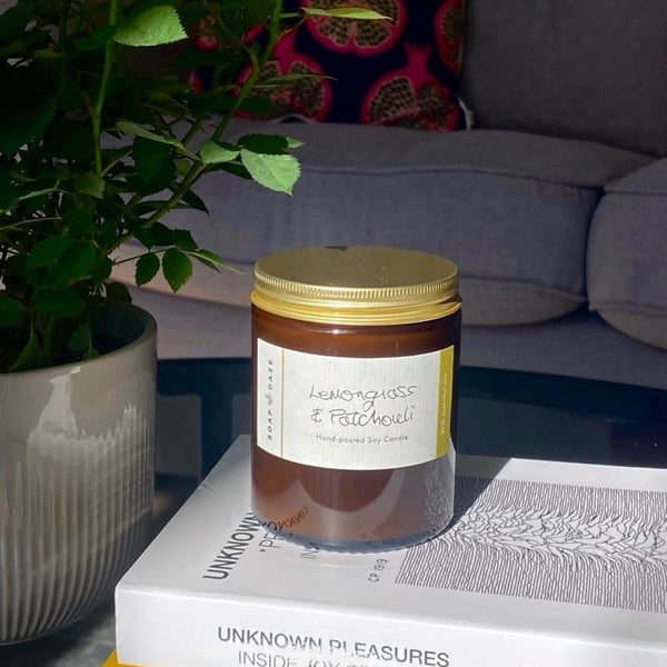 Lavender Orange Soy Wax Aromatherapy Candle