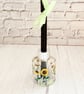 Reed Diffuser Bottle Hand Painted with Sunflowers  - Image 9