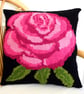 Knitting Pattern for Rose Cushion.  Digital - Image 3