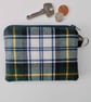 Coin purse Gordon Dress tartan 