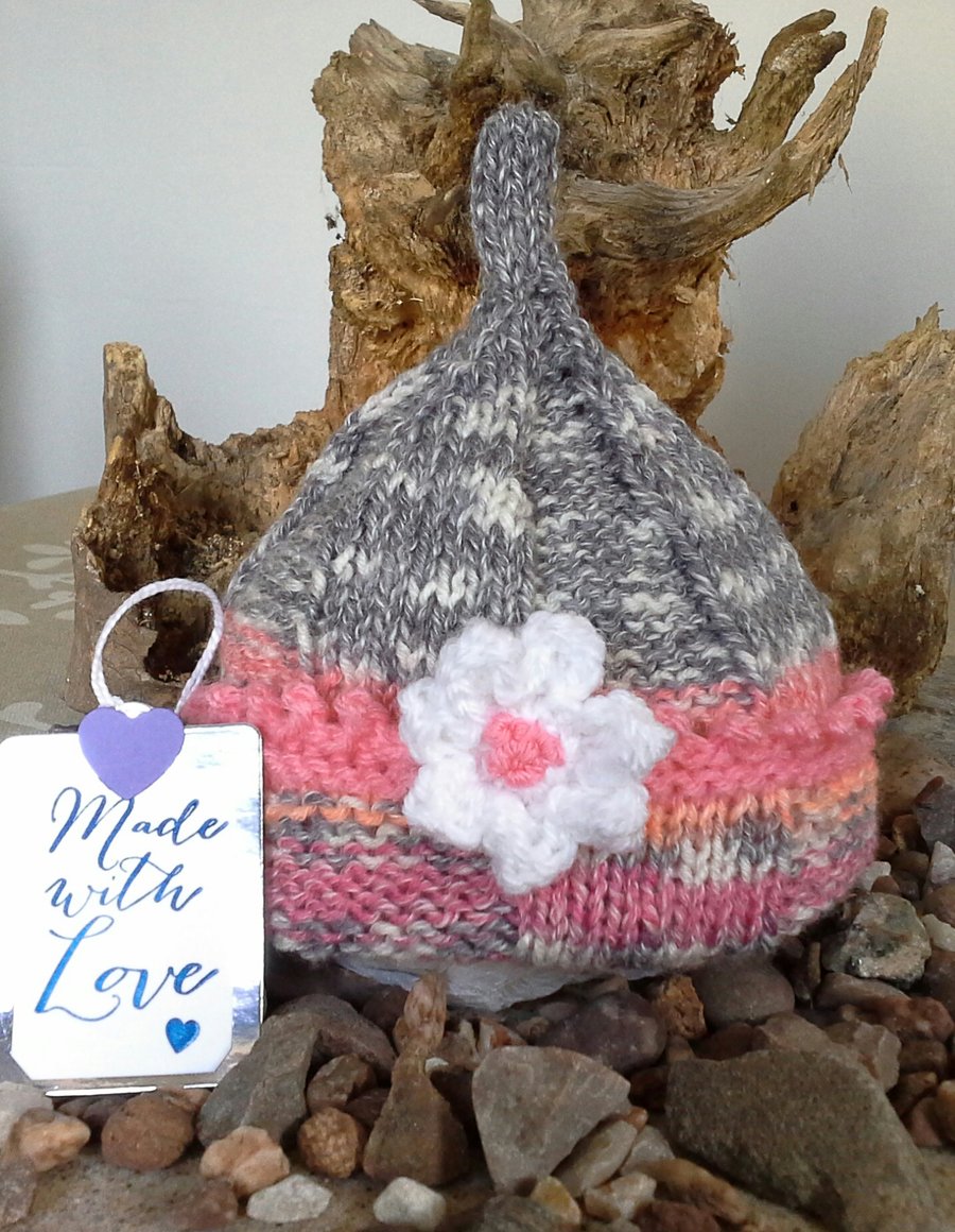 Baby Girl's Pixie Hat   0-3 months size