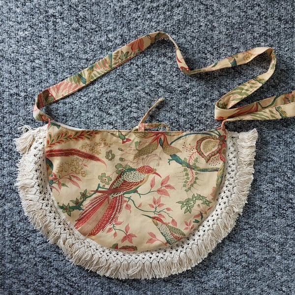 Boho style festival cross body bag 